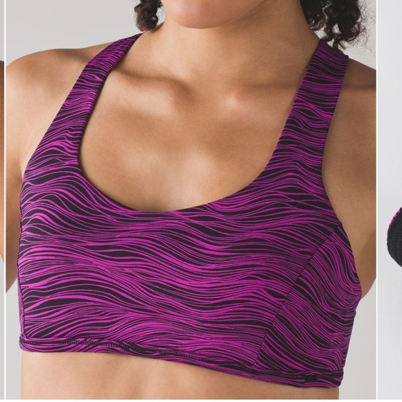 lululemon athletica Other - Lululemon Free To Be Tranquil Bra
Life Lines Polar Pink Black-Size 8